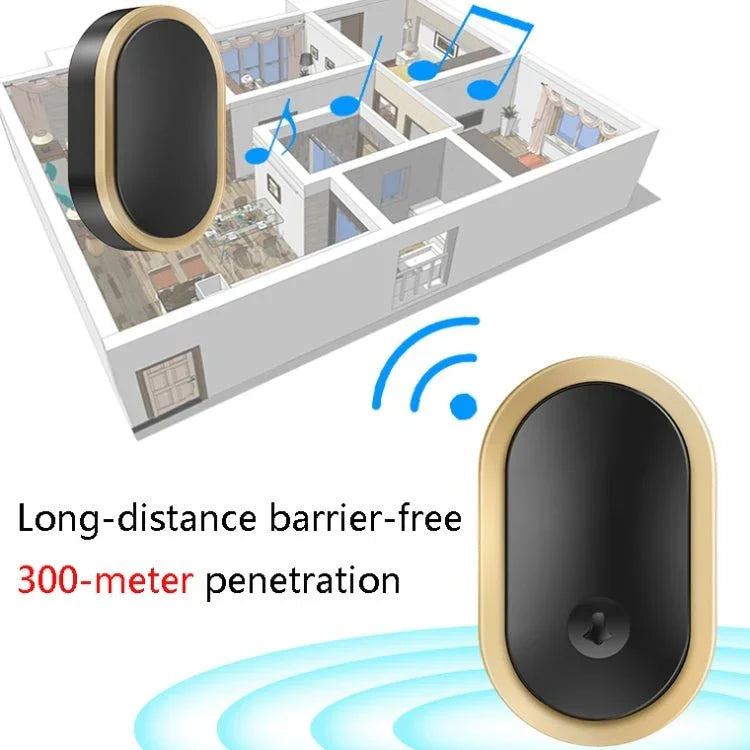 CACAZI A99 Home Smart Remote Control Doorbell Elderly Pager - Trustpick