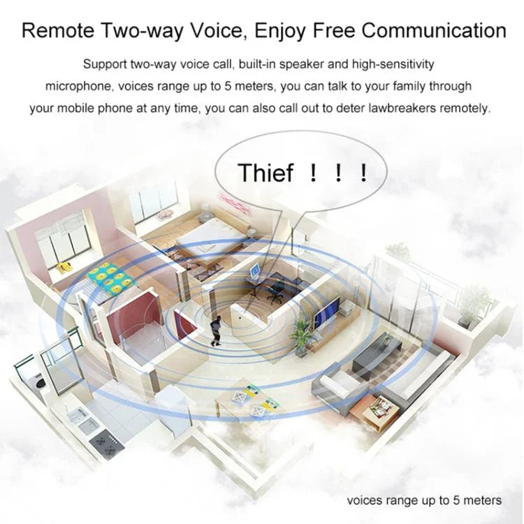 CAMSOY T9W5 1080P WiFi Wireless Network Action Camera Wide - angle Recorder - Trustpick