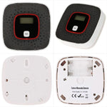 Carbon Monoxide Detector Gas Alarm Sensor Poisoning Gas Tester Human Voice Warning Detector with LCD Display - Trustpick