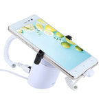 Cylindrical Display Stand Security System Burglar Alarm / Anti - theft Alarm Display Holder with Infrared Remote Control for Smartphones with Micro - USB Port - Trustpick