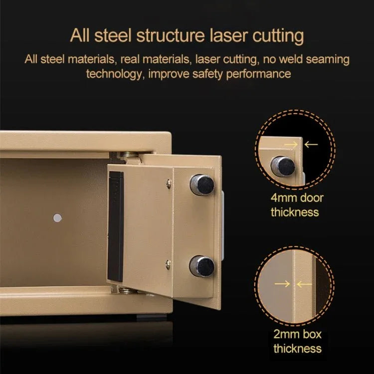 Deli Home Office Hotel Mini Electronic Security Lock Box Wall Cabinet Safety Box - Trustpick