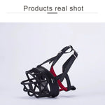 Dog Muzzle Prevent Biting Chewing and Barking Allows Drinking and Panting, Size: 10.3*9.3*12.5cm - Trustpick
