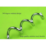 Dog Pile Fixation Spiral Nail with Handle For Medium Small Dog Long Training Outdoor, Size: 45cm*9mm - Trustpick