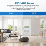 DP18 3.0MP Smart WiFi 1080P HD Outdoor Network Light Bulb Camera, Support Infrared Night Vision & Motion Detection & TF Card - Trustpick