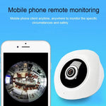 DTS - F3 1.44mm Lens 1.3 Megapixel 360 Degree Infrared IP Camera, Support Motion Detection & E - mail Alarm & TF Card & APP Push, IR Distance: 10m - Trustpick