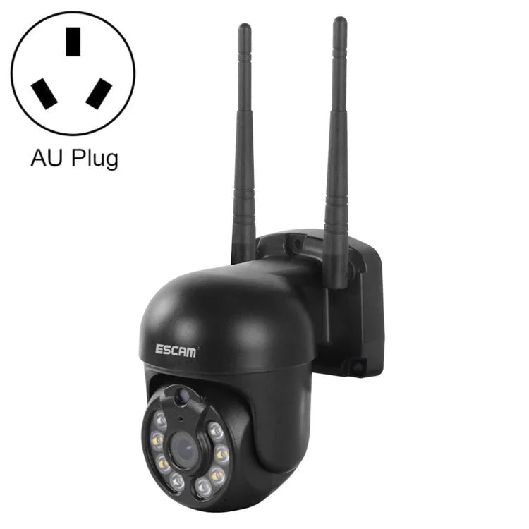 ESCAM WNK610 3.0 Million Pixels Wireless Dome IP Camera, Support Motion Detection & Two - way Audio & Full - color Night Vision & TF Card, EU Plug - Trustpick