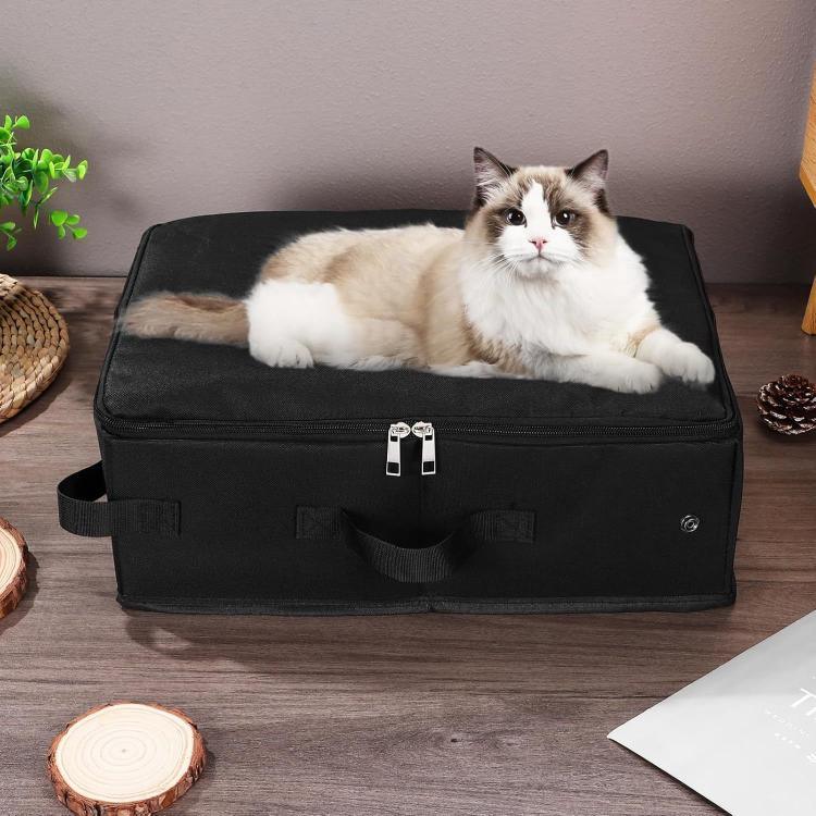 Foldable Fabric Litter Bag Portable Travel Litter Box - Trustpick