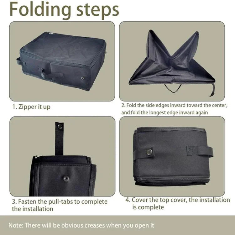 Foldable Fabric Litter Bag Portable Travel Litter Box - Trustpick