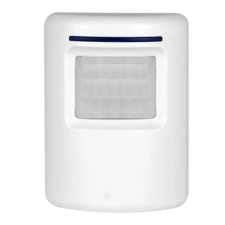 FY - 0256 2 in 1 PIR Infrared Sensors (Transmitter + Receiver) Wireless Doorbell Alarm Detector for Home / Office / Shop / Factory, EU Plug - Trustpick