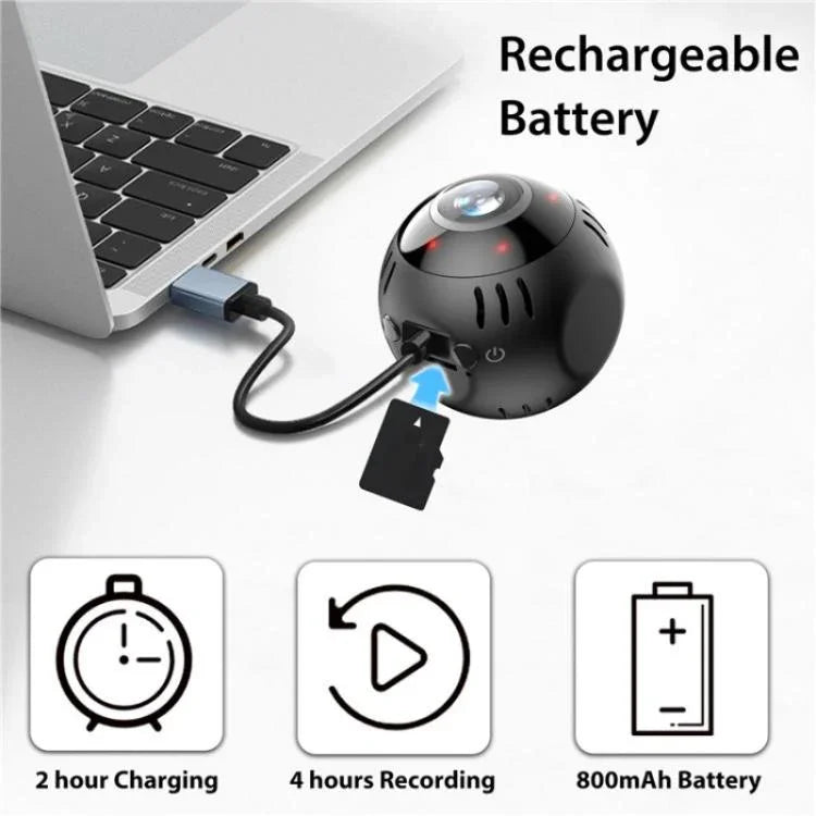 L30 Home Security Real Time Playback Panoramic View Phone Monitoring Mini Intelligent WiFi Camera - Trustpick