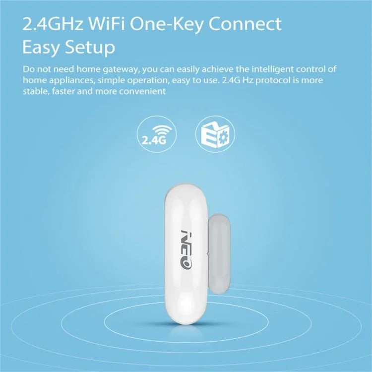 NEO NAS - DS01W Wireless WiFi Realtime LED Door Sensor & Window Sensor - Trustpick