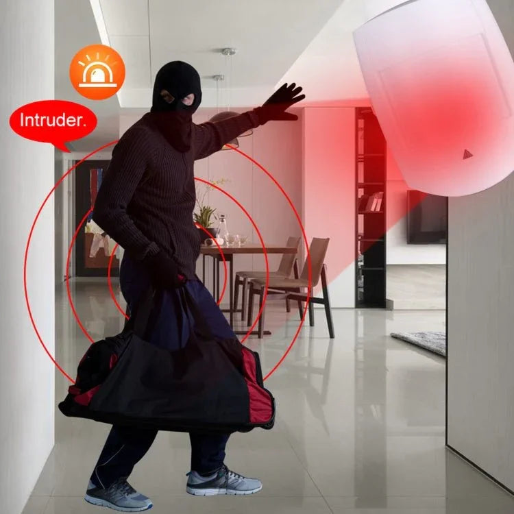 PA - 476CH 2 Levels Adjustable PIR Motion Sensor for Home Security - Trustpick