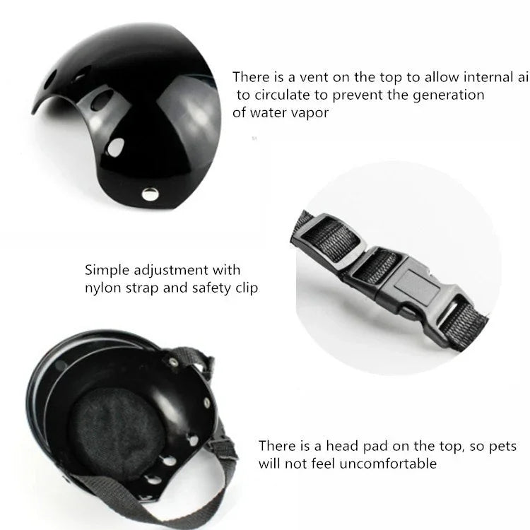 Pet Helmet Locomotive Lelmet Dog Cat Accessories - Trustpick