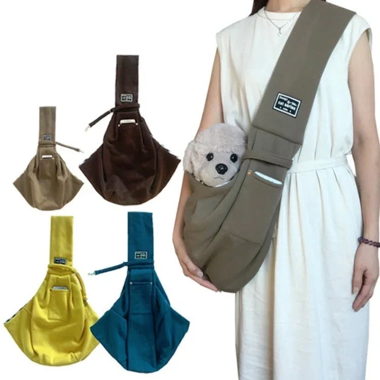 Pet Outing Carrier Bag Cotton Messenger Shoulder Bag - Trustpick
