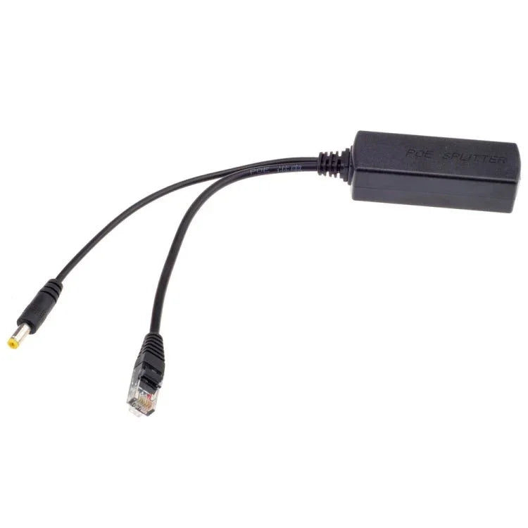Power Over Ethernet Splitter 48V Input and 12V Output 48V PoE Splitter Adapter, Let 12V DC IP Camera Become POE Camera - Trustpick