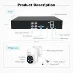 SriHome NVS008 - AHD030 2MP HD 4 - CH XVR NVR Camera Network Video Recorder Kit - Trustpick