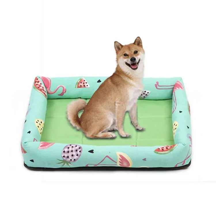 Summer Pet Non - removable Side Dog Mat Pet Bed - Trustpick