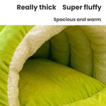 Thickened Warm Semi - Enclosed Cat Bed for Winter - Trustpick