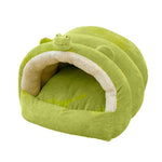 Thickened Warm Semi - Enclosed Cat Bed for Winter - Trustpick
