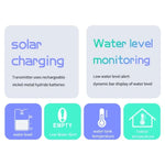 TS - FT003 Solar Charging Ultrasonic Liquid Level Meter - Trustpick