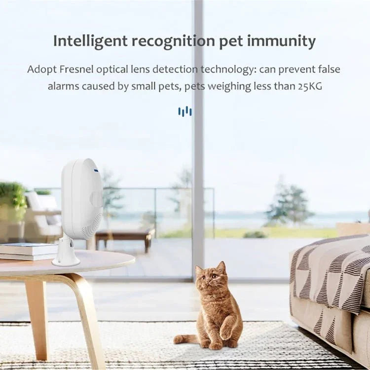 TUYA APP Control Wireless PIR Motion Sensor Alarm WiFi Motion Detector - Trustpick