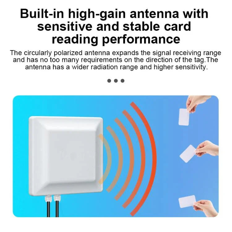 UHF Middle Range RFID Integrated Reader Identification Distance 0 - 5m, Style: Standard - Trustpick