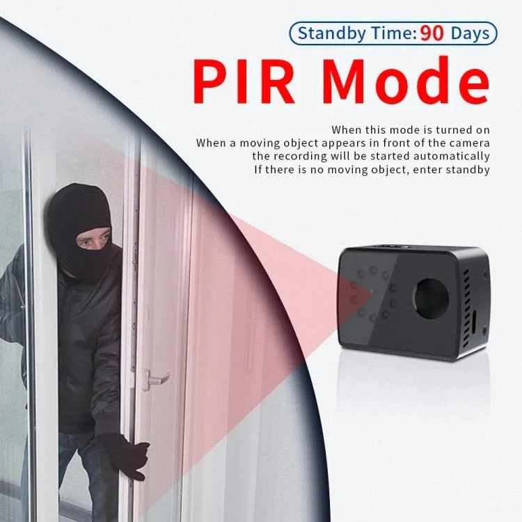 WD20 Mini 1080P HD Camcorder Night Vision PIR Motion Action Micro Camera - Trustpick