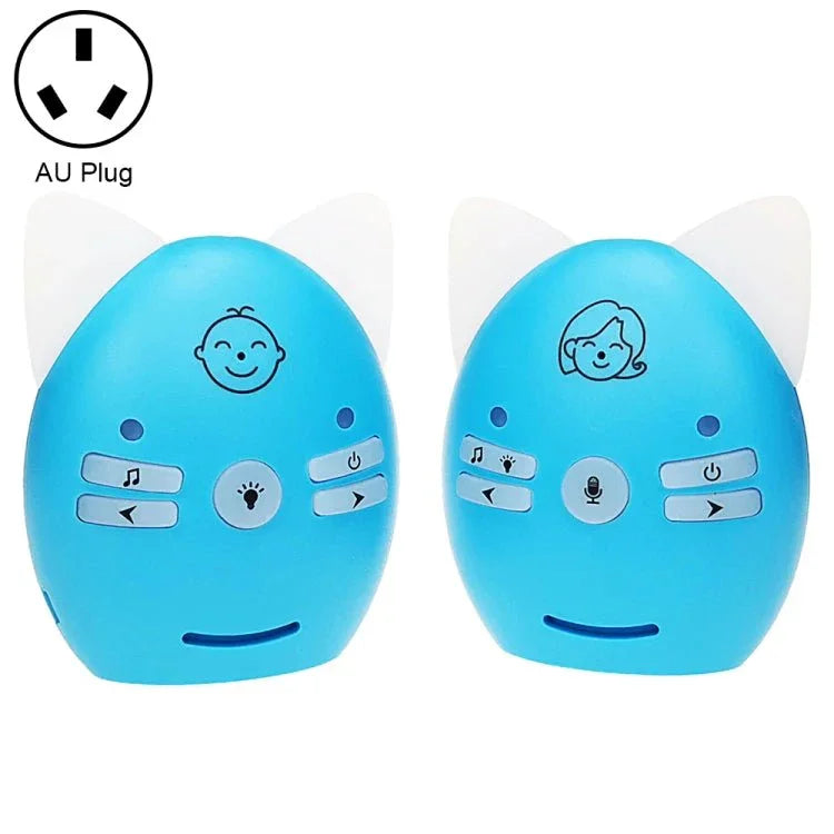 Wireless Audio Baby Monitor Support Voice Monitoring + Intercom + Night Light without Battery - Trustpick