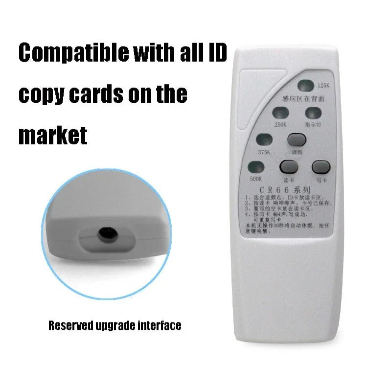 Zonsin CR66 Multi - Frequency ID Card Replicator EM Card Induction Access Card Portable Card Reader - Trustpick